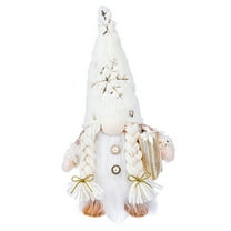 Soimiss Multi Color Plush Christmas Gnome Doll with Light for Festive Home Decor and 10.5 Inches