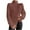 Brown, variant on Honeeladyy Women Turtleneck Long Sleeve Casual Loose Oversized Sweater Dress Soft Winter Pullover