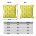 thumbnail image 6 of Wukai Gold Pineapple Premium Polyester Fleece Pillow Covers with Hidden Zipper Closure,Luxuriously Soft and Durable-12"x12", 6 of 7
