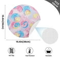 thumbnail image 2 of Ryvnso Candy Pastel Round Plate Mats Dining Table Placemat Set of 4 for Holiday Decoration, 2 of 7