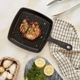 thumbnail image 2 of Mason Craft & More 8" Cast Iron Square Skillet Grill Pan, Pre-Seasoned, 2 of 5