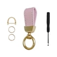 thumbnail image 2 of Car Keychain PU Leather Keychain Strap Key Holder Automotive Keychain Sturdy Pink, 2 of 8