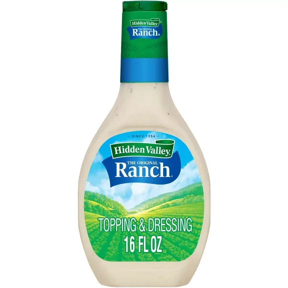 2x-Hidden Valley Original Ranch Salad Dressing & Topping - Gluten Free - 16 fl oz