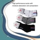 thumbnail image 3 of TureClos Paquete de 6 calcetines atléticos toallas Color sólido profesional elástico grueso cálido entrenamiento secado rápido accesorios para correr bádminton TureClos JD731879113, 3 of 7