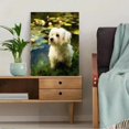 thumbnail image 5 of Pink Maine Coon Cat Canvas Print Hotel Cafe Home Wall Art, 5 of 8