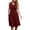 Red, variant on Yuwull Women's Summer 2024 Maxi Dress Spaghetti Strap Spring Casual Boho Beach Long Flowy Dresses Trendy