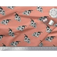 thumbnail image 3 of Soimoi Rayon Fabric Basset Hound Dog Print Sewing Fabric Yard 42 Inch Wide, 3 of 3