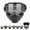 Gray, variant on Detachable Full Face Goggle Mask,Anti-Fog,Windproof, Impact Resistant Face Shield for Welding, Riding, ATV, Dirt Bike & Outdoor Sports