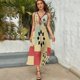 thumbnail image 5 of Geometric Printing Vestido Sin Mangas Para Mujer, Traje De, Ropa De Cumpleaños, Verano, 5 of 5