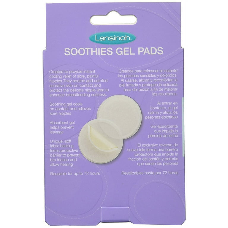3 Pack Lansinoh Soothies Gel Pads, Instant Cooling Pain Relief - 2 Count  Each 