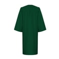 thumbnail image 2 of Mens Shirts Unisex Choir Robes For Church Baptism Officiant Confirmation Costume,Graduation Gown Pastor &judges Robe Gifts for Men Green Polyester XL, 2 of 4