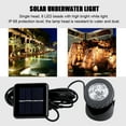 Solar Spotlights 6 LED Underwater Projection Lights Lamp Outdoor Garden