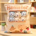thumbnail image 4 of juguetes de peluche de gato pequeños y suaves en una bolsa, juguete para bocadillos, almohada, muñeco de peluche de animal de dibujos animados suave para novia, 4 of 4