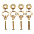 thumbnail image 2 of 4pcs Jewelry Box Mini Pull Rings, Vintage Copper  Pulls Vintage Brass  Pulls Wooden Cases Cabinet Pulls  Pulls Small Sized Pulling Attachment, 2 of 8