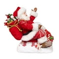 thumbnail image 6 of Kurt Adler 8.5-Inch Fabriché Santa on Sled, 6 of 7