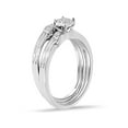 thumbnail image 4 of 1/6ct Diamond Engagement Wedding Ring Set 10K White Gold, 4 of 4