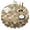 Brown Checker Sunflower, variant on Blue Orange Sunflower Leaf Pattern Round Tablecloth 60"x60",Wrinkle Wipeable Table Cloth for Kitchen Dining Room Picnic Patio Party