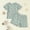 w93# Green84, variant on Wuxian Girls Summer Shirt Outfits Ribbed Breathable Round Neck Short Sleeved Cute Bows Ruffles Trim Top With Elastic Waist Shorts Comfortable Fashionable Cozy Dailywear,Green,12-18 Months
