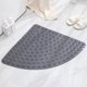 thumbnail image 5 of Yhmxh Alfombrillas de baño para baño Alfombrilla de baño en forma de abanico, antideslizante, con textura de masaje, resistente al agua y al agua, ideal para la seguridad de la bañera., 5 of 5