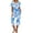 C, variant on Jamicy Cooling Pajamas for Women Summer Home Wear Women's Pajama Set Short Sleeve Shirt and Capri Pants Sleepwear Pjs Sets with Pockets