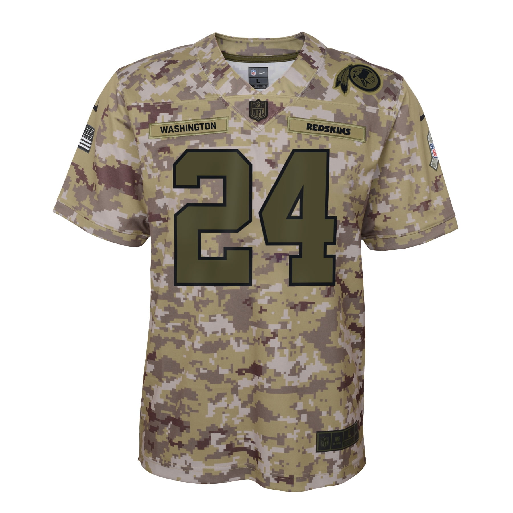 redskins military jersey