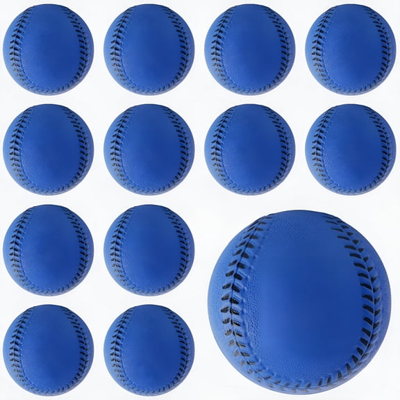 BESTSKY Foam Baseballs 12 Pack Soft Baseballs for Youth Teenager Players Sports Foam Baseballs Training Balls for Hitting And Indoor Or Outdoor Play