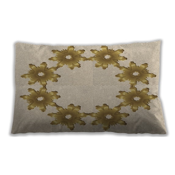 Ahgly Company Outdoor Rectangular Contemporary Lumbar Throw Pillow, 13 inch by 19 inch