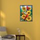 thumbnail image 3 of (ZQS032-AB) Diamante AB parcial Diamante Girasol Cardenal Serie animal Diamante Resina 30 * 40 CM Tamaño del lienzo 35 * 45 CM, 3 of 9