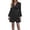 Black, variant on Elegant V Neck Satin Evening Gown For Women Plus Size Formal Party Dress With Waist And Low Back