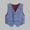 Blue, variant on Delliss Boy's 3 Button Formal Suit Lines Vest Color block Sleeveless Cardigan 2-12 Years