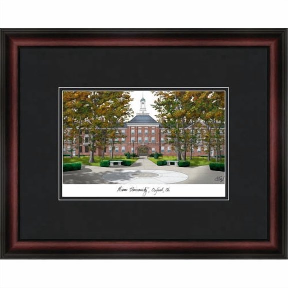 Miami University Ohio Academic Framed Lithograph
