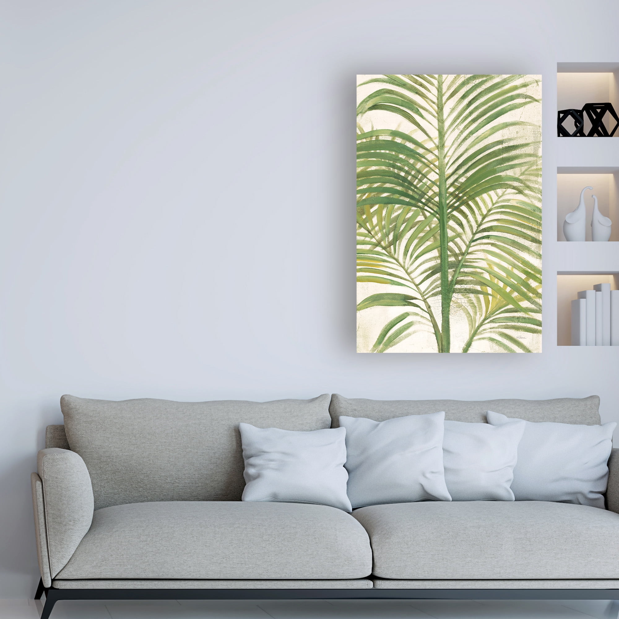 Trademark Fine Art 'Palms II Bright' Canvas Art by Albena Hristova
