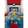 thumbnail image 1 of Pokemon,First Starters Ensemble de Lit Simple Tout-en-un, 64 Pouces x 86 Pouces, Multicolore, 1 of 6