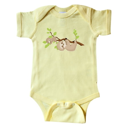 

Inktastic Sloths on Tree Branch Gift Baby Boy or Baby Girl Bodysuit