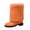Orange Boots, variant on hopeusnice Round Toe Faux Fur Lined Mid Calf Snow Boots Women Suede Warm Boots for Winter Black 36