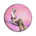thumbnail image 2 of Birds Of Prey Harley Quinn Spare Tire Cover Waterproof Dust-Proof Universal Wheel Tire Cover Protector Accessories 14" 15" 16" 17", 2 of 7