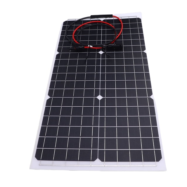 Panel Solar, Panel Solar Semiflexible A Prueba De Lluvia De 30W IP65 Para Acampar