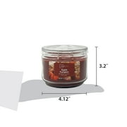 Mainstays 3-Wick 11.5 oz Glass Jar Candle, Apple Pumpkin
