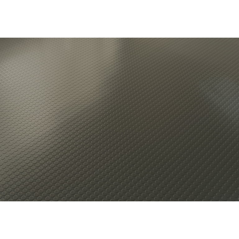 Garage Floor Mat - Coin, 8 1/2 x 22', Gray