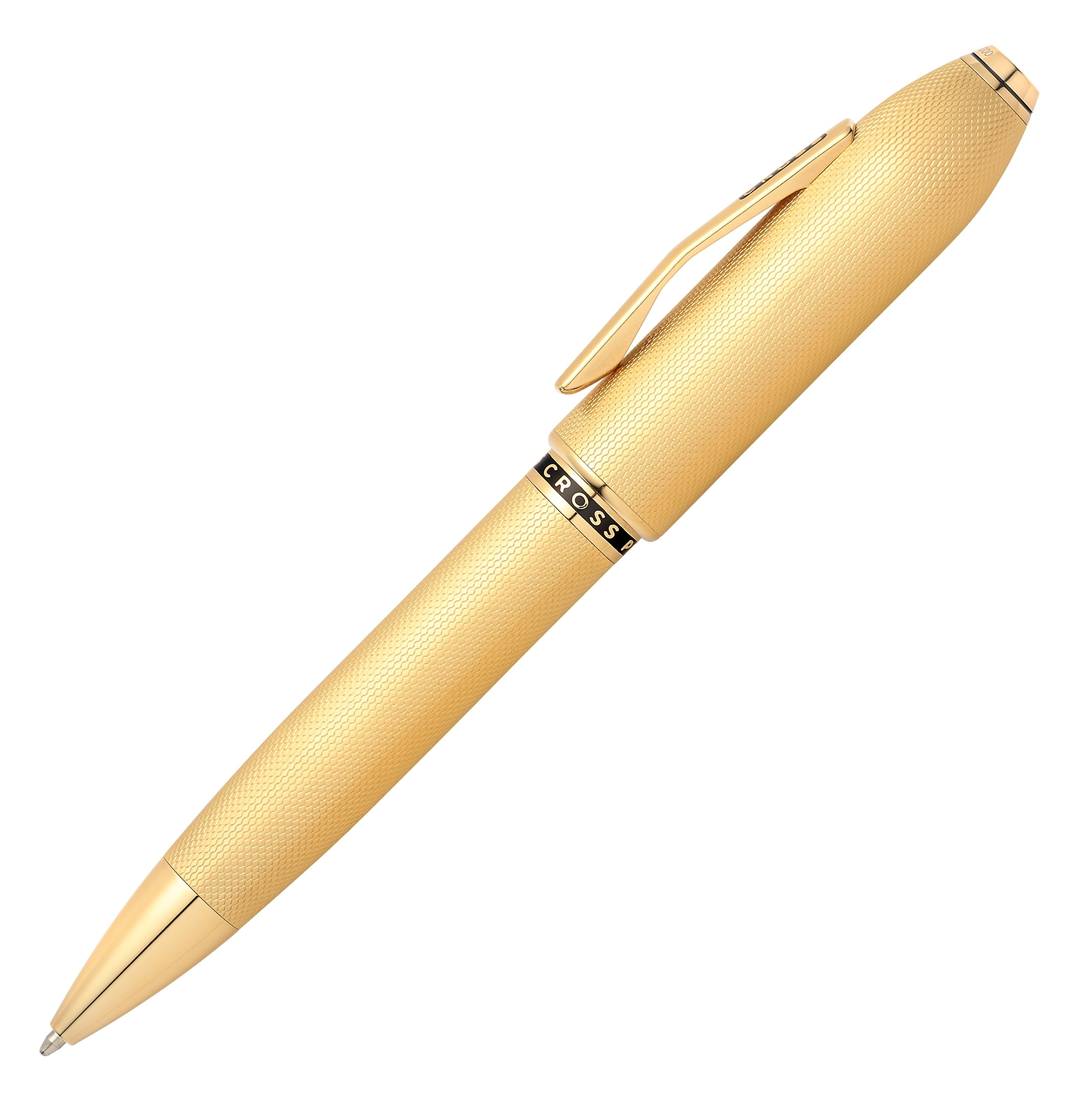 Cross Peerless 125 23kt Heavy Gold Plate  Ballpoint Pen