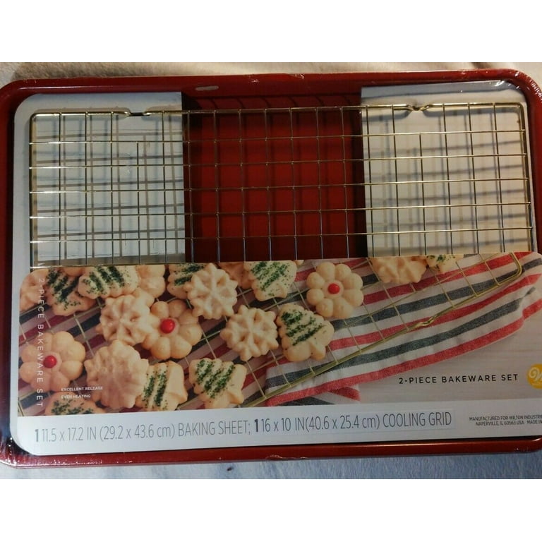 Wilton Nonstick Cookie Sheet, Cooling Grid and Silicone Baking Mat