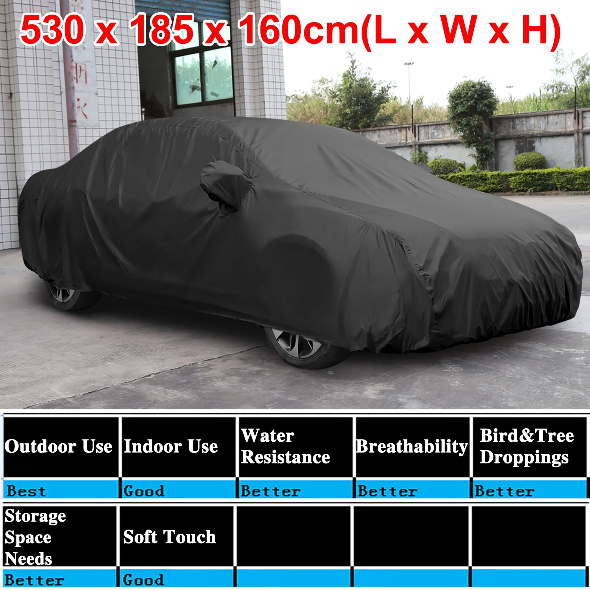 Weatherproof Car Cover Compatible with 2021 Audi A4 Sedan Comparable to 