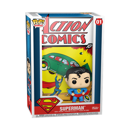 Funko Pop Collectible Vinyl Figures, DC Superman Action Comic, 3.75"