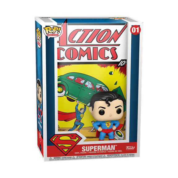 Funko Pop Collectible Vinyl Figures, DC Superman Action Comic, 3.75"