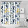 thumbnail image 2 of Waterproof Pioneer Shower Curtain 84x72 Inch Polyester Unique Colorful Floral Shower Curtain for Bathroom Hotel Home Decor with 12 Plastic Hooks, 2 of 5