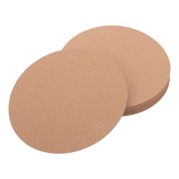 Luxshiny 100Pcs Sturdy Round Colored Cardboard for DIY Painting and Crafting Activities