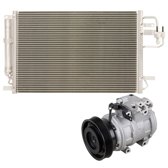 For Hyundai Tucson V6 OEM Doowon 10P AC Compressor w/ A/C Condenser & Drier - BuyAutoParts