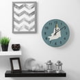 thumbnail image 5 of SKYSONIC Silent Wooden Round Wall Clock Seal Non Ticking Battery Operated Clocks for Home Office Living Room Bedroom, 5 of 6