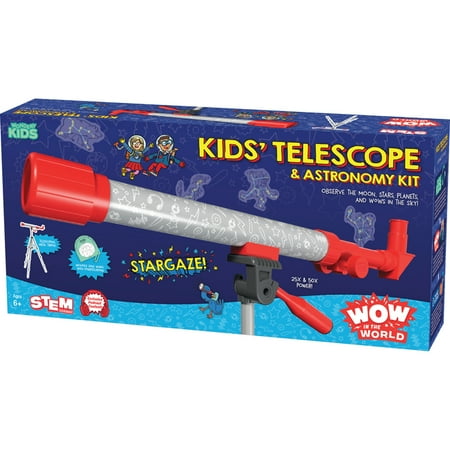 Wow in the World: Kids' Telescope & Astronomy Kit, (Hardcover)
