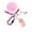 Pink, variant on Keychain for Women, AMIR Safety Keychain Set with Alarm 6 Pcs Keychain Accessories Keychain for Kids Girls Woman Pink
